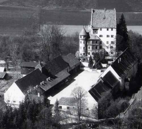 Schlossanlage Mattsies um 1940